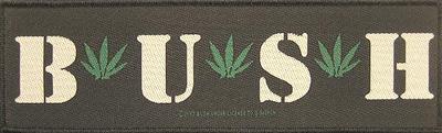 BUSH SUPERSTRIP PATCH # 1 SCIENCE OF THINGS LOGO AUFNÄHER 19x6cm FLICKEN ABZEICH