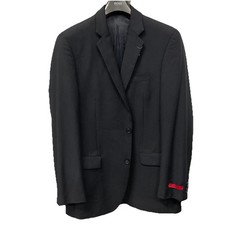 Alfani Exclusively For Macys Men  s Two Bottoms Black Strips Blazer Size 40L