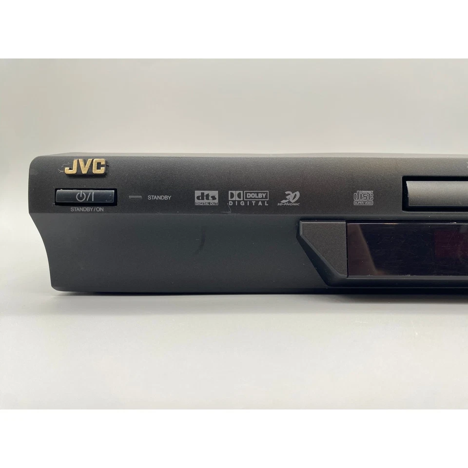 Reproductor de DVD/SVCD/VCD/CD con control remoto JVC XV-S300BK - Probado funcionando Foto 4 de 4