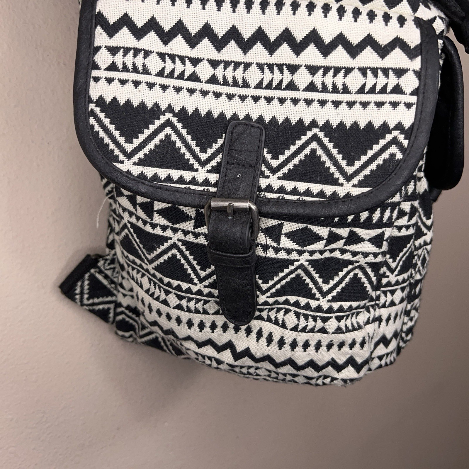 Mossimo Large Drawstring Bohemian Sytle Boho Blac… - image 7