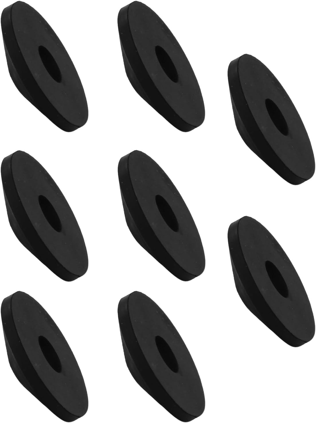 8Pcs Toilet Seat Fittings,M8 Rubber Washers Non Slip Toilet Seat Tightening Tool