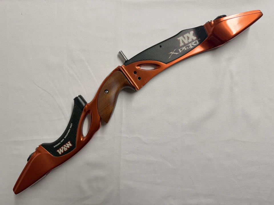 Win & Win NX Xpert Archery Recurve Riser - 25" - Right Handed - Red - ILF - Image 2 of 4