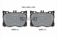 Pagid Bremsbelagsatz Scheibenbremse T2556N FüR Mercedes Glc X253 C253 Klasse Cls
