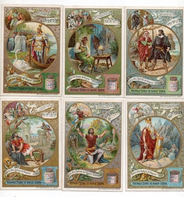 LIEBIG S. 849 F. 848, C/SET ''HEROES OF WAGNERS OPERA '' GOOD BELGIAN