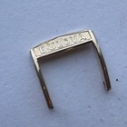 AV35 Genuine Vintage Bulova Gold Plate Watch Clasp Replacement 15mm Sold As Is — photo 2
