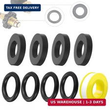 15Pcs Propane Tank Gasket and 15Pcs O-Rings for Soft Nose P.O.L. Fittings, Gas L