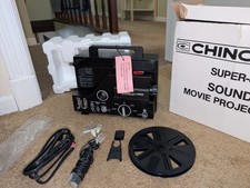 Chinon 4100 Super 8mm Sound Projector -- For Parts Read Desc 