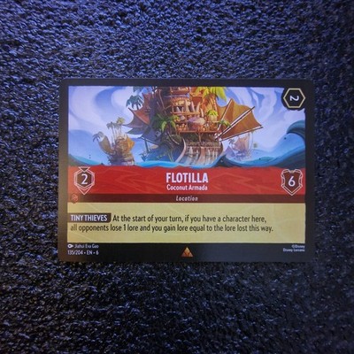 Flottille Coconut Armada - 135/204 - Azurite Sea - Rare - Lorcana