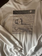 KAWS UNIQLO White Sweatshirt Men’s Adults Casual Hoodie