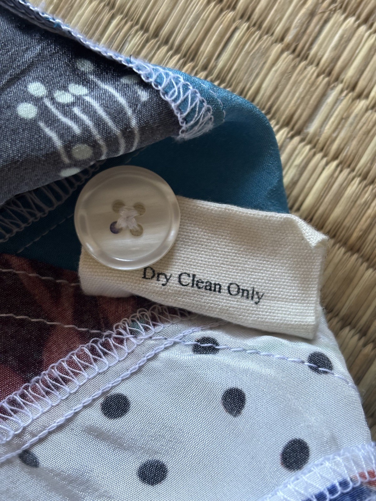 Bode authentic Patchwork viscose button down shor… - image 5