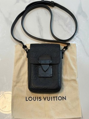 Louis Vuitton S-Lock Vertical Wearable Wallet Bag Taurillon Leather Monogram