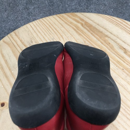 Naturalizer Shoes Womens 7.5 M Flexy Casual Slip On Ballet Flats Red Leather - Picture 11 of 17