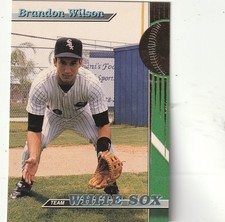 FREE SHIPPING-MINT-1993 Stadium Club Chicago White Sox #9 Brandon Wilson