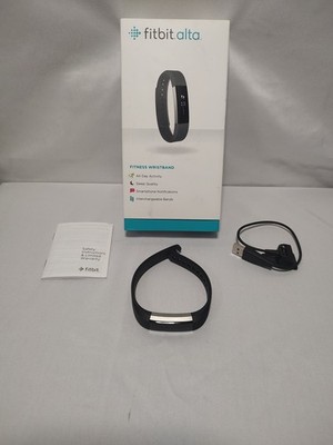 Fitbit Alta Wristband Fitness and Activity Tracker, Large - Black IOB P/R