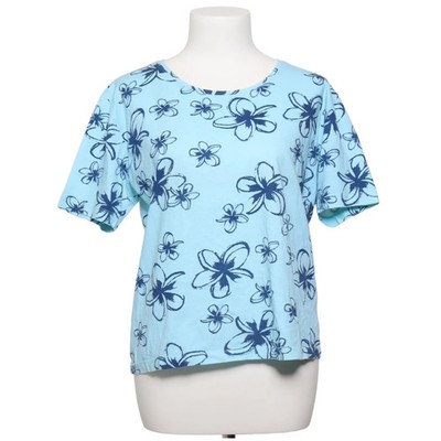 Rodier, T-shirt, Größe: M, Blau, Baumwolle, Blumen, Damen #UhH