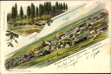 Litho Benneckenstein Oberharz, Bahnhof, Achtermannshöhe, Wurmberg,... - 11545317