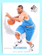 2010 SP AUTHENTIC BASKETBALL RUSSELL WESTBROOK #79 UCLA BRUINS GUARD