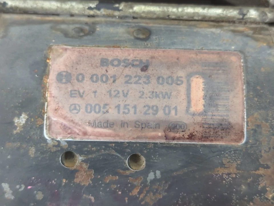 Mercedes-Benz E320 2005-2006 motor de arranque de coche solenoide fabricante original UZPO0 Foto 2 de 4