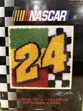 NASCAR 24 Latch Hook Kit Rug Making Craft 13" x 13" NC 5501