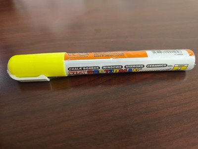 New ZIG Posterman 2mm Medium Tip Marker - Florescent Yellow