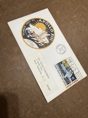 NASA Apollo 13 Commemorative Envelope With Corresponding Stamps And Postal Date