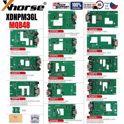 Xhorse XDNPM3GL M-QB48 Solder-Free Adapter 13pcs Full Set for VVDI Key Tool Plus