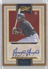 2016 Panini Prime Cuts Base VI Auto Holo Gold 16/25 Alen Hanson #166 0v1