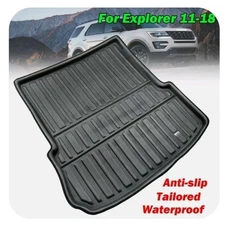 Cargo Liner Rear Trunk Floor Mat Boot Tray Protector For Ford Explorer 2011-2019