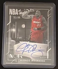 2024-25 Noir Alonzo Mourning NBA at Night On Card Auto /49 Miami Heat HOF SP