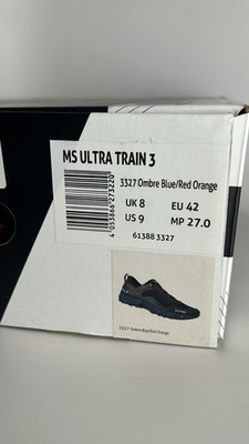 Salewa Men's Ultra Train 3 Shoes - Ombre Blue/Red Orange, Size 9