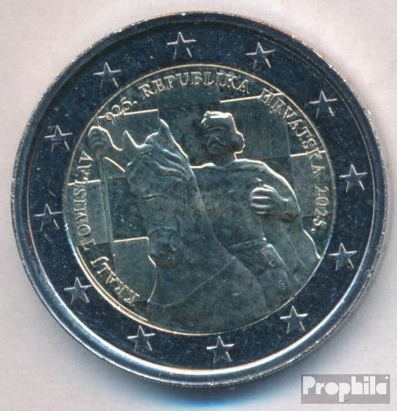 Coins croatie 2025 Stgl./unzirkuliert édition: 2025 2 euro King Tomislav