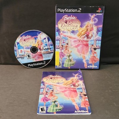 Barbie In The 12 Dancing Princesses Sony PlayStation 2 PS2 Game CIB E Activision