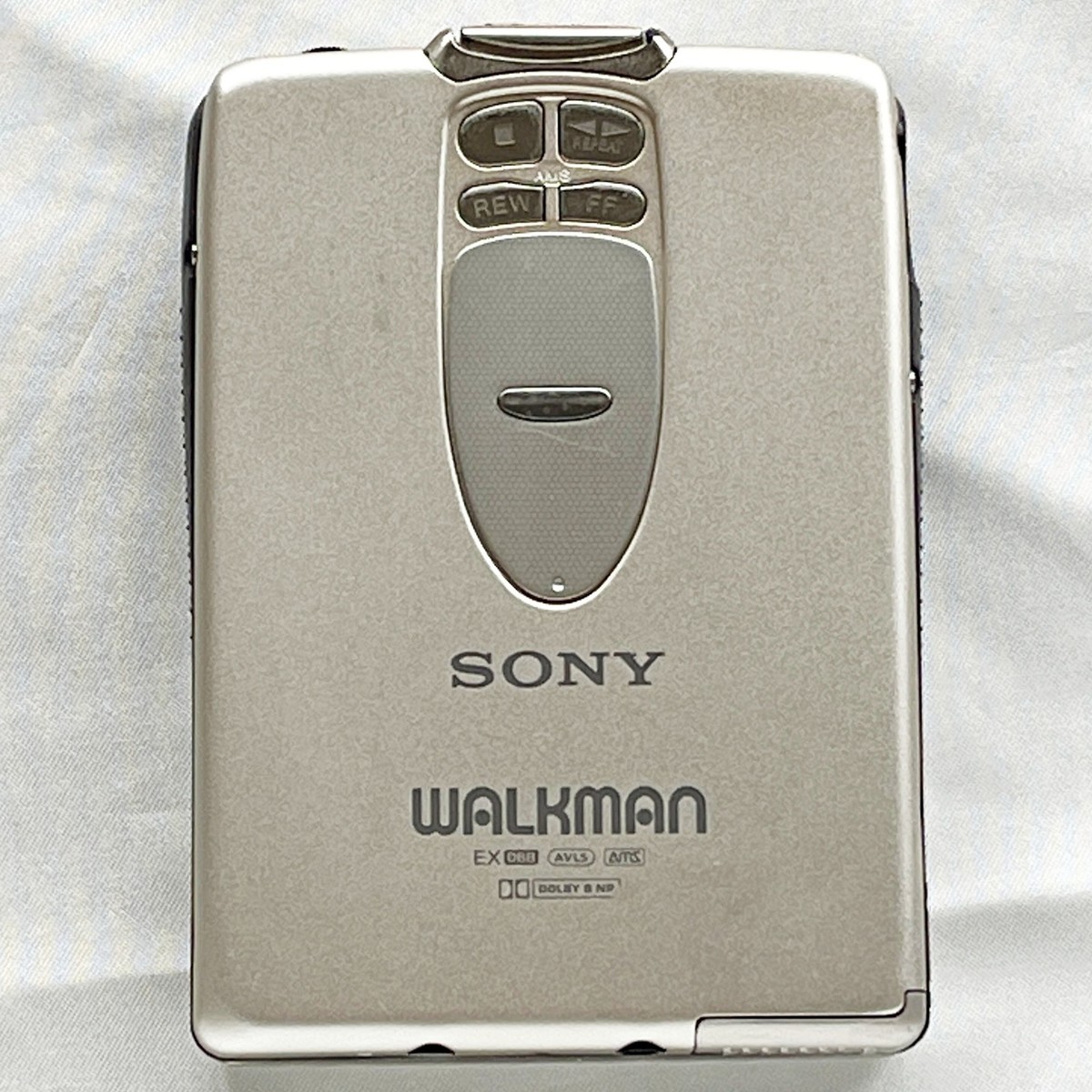 SONY WM-EX2 1996 Walkman Silver Vintage Cassette Player Made in