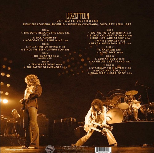 LED ZEPPELIN Ultimate Destroyer 4lp Box splatter - Picture 3 of 6