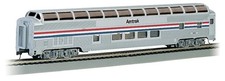 Bachmann Trains - 85' FULL DOME AMTRAK PHASE II Passenger Car with Lighted In...