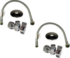 Complete Faucet Set Valve 1/2 in. NOM Inlet x 3/8 in. OD Compression Outlet