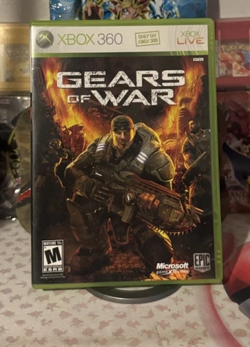 Gears of War 1 for Microsoft Xbox 360 CIB w/MANUAL Tested RESURFACED Fast Ship