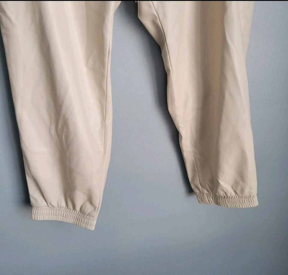 Новый с Ярлыками!! Брюки для бега Banana Republic кремовые искусственная/веганская кожа размер XL - Изображение 4 из 4