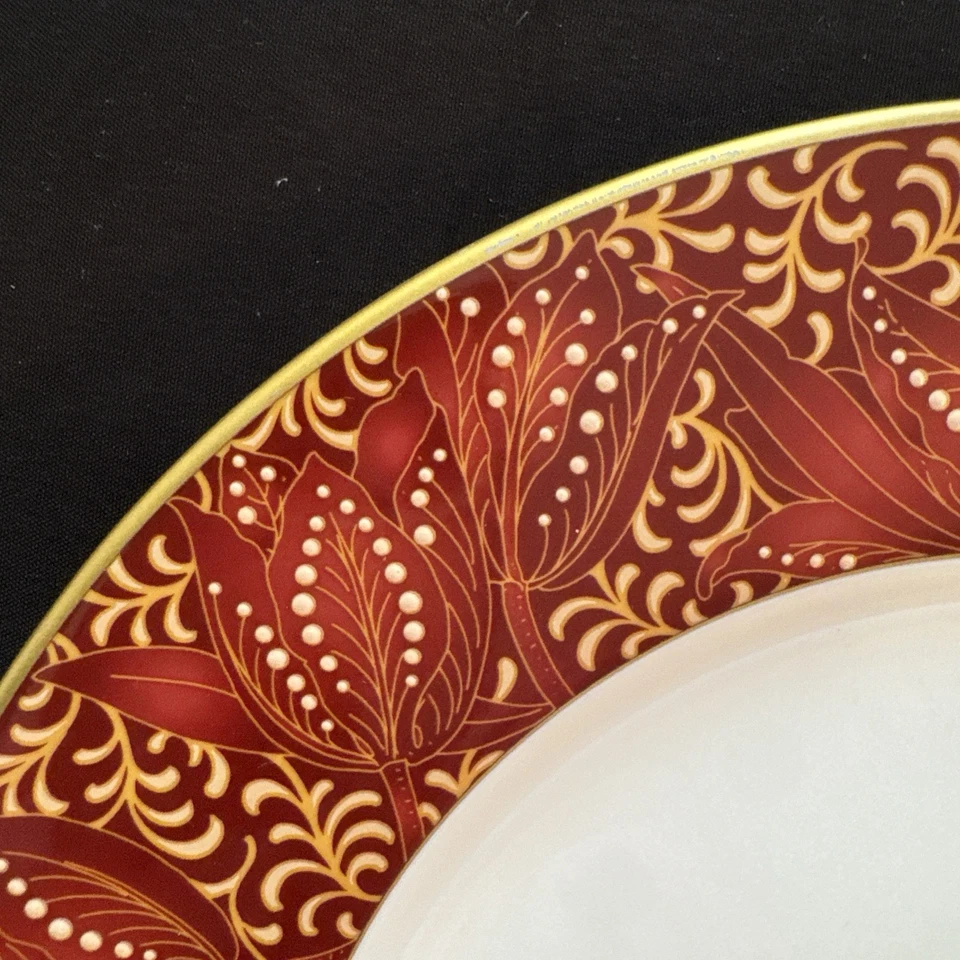 Waterford Fine China Trapani 8 3/4 圆形口音盘沙拉/甜点罕见完好 — 第 2/4 张图片