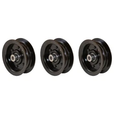 3PCS Flat Idler Pulley Fits Exmark Fits LawnBoy Fits Toro 106-2175  12901