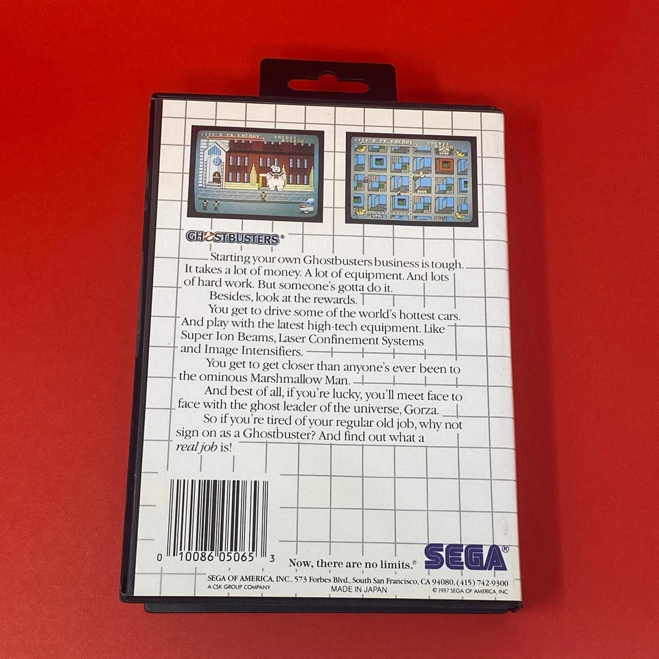 Ghostbusters (Sega Master System) Complete CIB - Authentic & Tested - Image 4 of 4