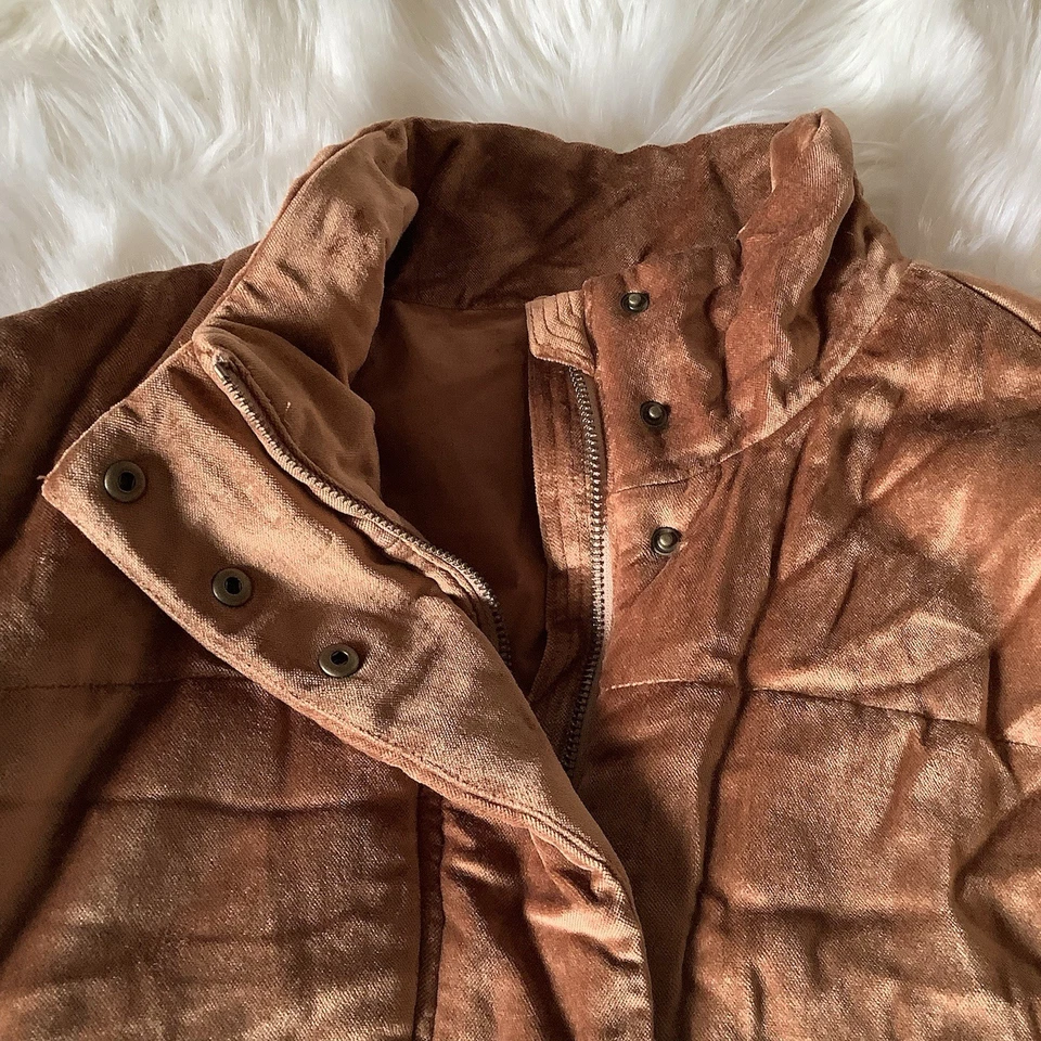 Lou & Grey’s Marrón Mujer’s SIGNATURE Super SOFT FELPA PUFFER X-LARGE Acolchado Foto 2 de 4