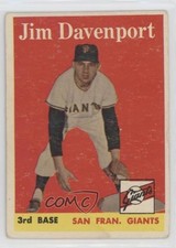1958 Topps Jim Davenport #413 0s4