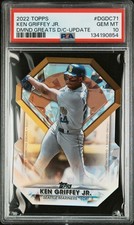 2022 Ken Griffey Jr Topps Diamond Greats Die Cut Update Mariners PSA 10 GEM MINT