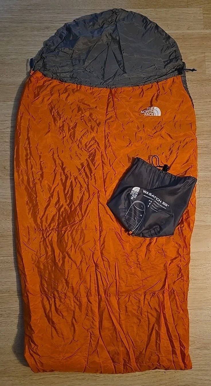 The North Face Wasatch 55*f / 13*c Sleeping Bag Orange/Grey Reg Length RH Zip
Opens in a new window