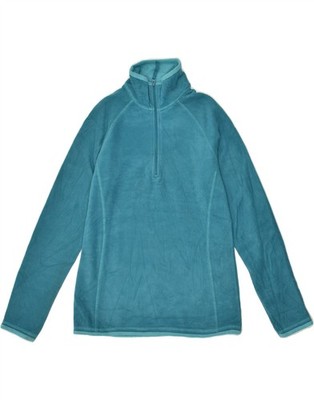 Mountain Warehouse Damen-Fleecepullover mit Reißverschluss am Ausschnitt UK 8 Small blau AY56