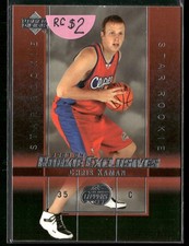 2003-04 Upper Deck Rookie Exclusives #6 Chris Kaman Los Angeles Clippers Rookie