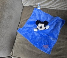 Disney Baby Mickey Mouse Security Blanket Plush Blue Kids Preferred