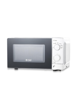 0.6 Cu Ft Microwave, 6 Power Levels, Timer, Mechanical Dial, Grip Handle, White