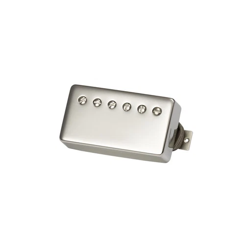 Gibson Custombucker Double Black True Historic Nickel Cover 2-Conductor Unpotted